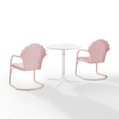 Crosley Tulip 3pc Outdoor Metal Bistro Set - KO10010 - The Home Selection