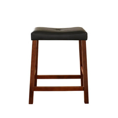 Crosley Upholstered Saddle Seat 2pc Counter Stool Set - CF500224 - The Home Selection