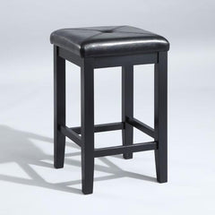 Crosley Upholstered Square Seat 2pc Counter Stool Set- CF500524 - The Home Selection