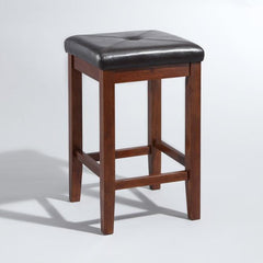 Crosley Upholstered Square Seat 2pc Counter Stool Set- CF500524 - The Home Selection