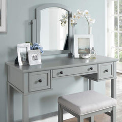 Crosley Vista 17.50 Inch Vanity Stool - CF7007 - The Home Selection