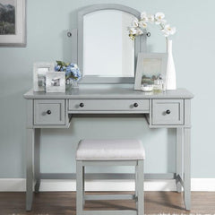Crosley Vista 17.50 Inch Vanity Stool - CF7007 - The Home Selection