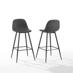 Crosley Weston 19 Inch 2pc Bar Stool Set - CF501629 - The Home Selection