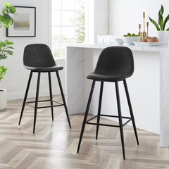 Crosley Weston 19 Inch 2pc Bar Stool Set - CF501629 - The Home Selection