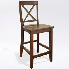 Crosley X-Back 18.25 Inch 2pc Counter Stool Set - CF500424 - The Home Selection