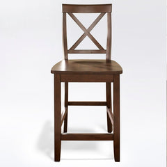 Crosley X-Back 18.25 Inch 2pc Counter Stool Set - CF500424 - The Home Selection