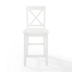 Crosley X-Back 18.25 Inch 2pc Counter Stool Set - CF500424 - The Home Selection