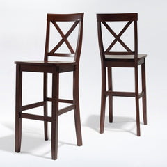 Crosley X-Back 2pc Bar Stool Set - CF500430 - The Home Selection