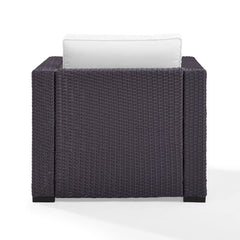 Dropping Crosley Biscayne 33.50 Inch Outdoor Wicker Armchair - KO70130BR - The Home Selection