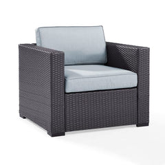 Dropping Crosley Biscayne 33.50 Inch Outdoor Wicker Armchair - KO70130BR - The Home Selection