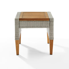 Dropping Crosley Capella Outdoor Wicker Side Table - CO7280 - The Home Selection
