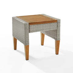 Dropping Crosley Capella Outdoor Wicker Side Table - CO7280 - The Home Selection