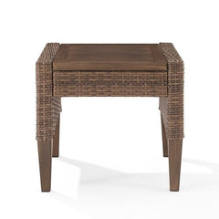 Dropping Crosley Capella Outdoor Wicker Side Table - CO7280 - The Home Selection