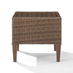 Dropping Crosley Capella Outdoor Wicker Side Table - CO7280 - The Home Selection