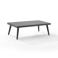Dropping Crosley Dover 2pc Outdoor Rope Conversation Set Charcoal and Matte Black - CO7330MB-CL - The Home Selection