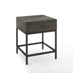Dropping Crosley Jacobsen 18 Inch End Table Brown-Ash - CF1314-BR - The Home Selection