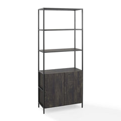 Dropping Crosley Jacobsen 34 Inch Large Etagere Brown-Ash - CF1317-BR - The Home Selection