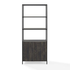 Dropping Crosley Jacobsen 34 Inch Large Etagere Brown-Ash - CF1317-BR - The Home Selection