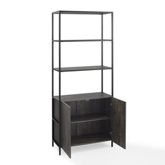 Dropping Crosley Jacobsen 34 Inch Large Etagere Brown-Ash - CF1317-BR - The Home Selection
