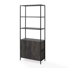 Dropping Crosley Jacobsen 34 Inch Large Etagere Brown-Ash - CF1317-BR - The Home Selection