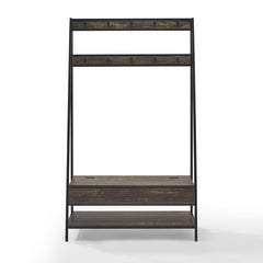 Dropping Crosley Jacobsen Hall Tree Brown-Ash - CF6036-BR - The Home Selection