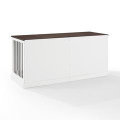 Dropping Crosley Winslow Medium Credenza Pet Crate - CF4501-WH - The Home Selection