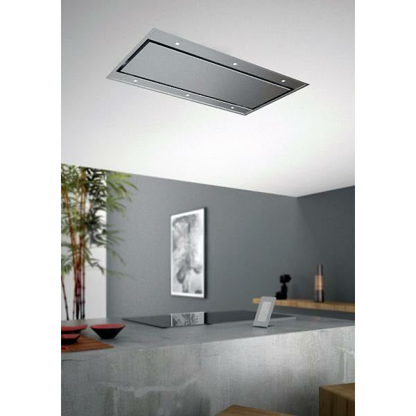 Forte Vertice Ceiling Mount Hood with 600 CFM, LED Lighting in Stainless Steel - VERTICE48