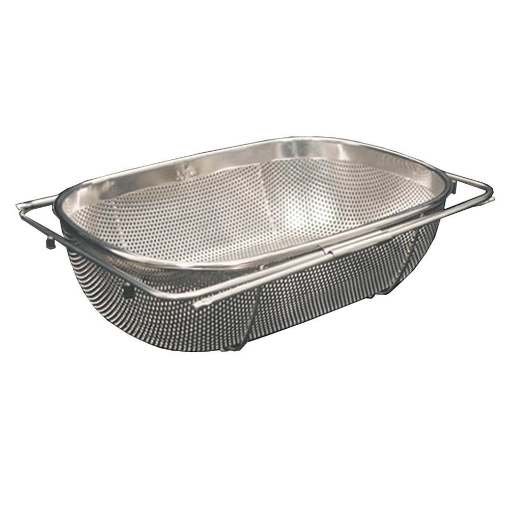 WHITEHAUS Over the Sink Stainles Steel Extendable Colander/Strainer - WHNEXC01