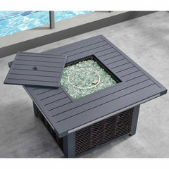 Deko Living Avola Outdoor Patio Set & Firepit - COP30902 - The Home Selection