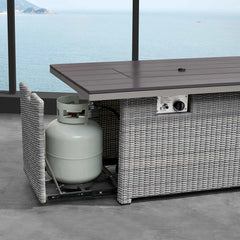 Deko Living Tricarico Outdoor Patio Set & Firepit - COP30901 - The Home Selection