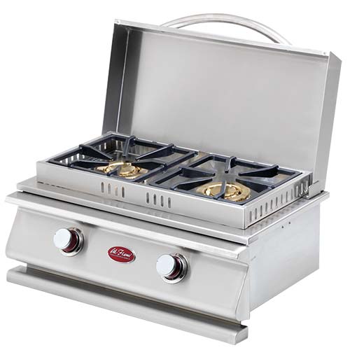 CalFlame DELUXE DOUBLE SIDE BY SIDE BURNER - BBQ19954P