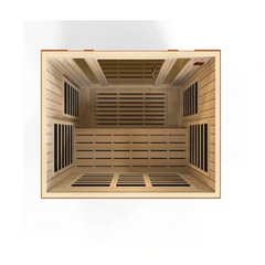 Dynamic 3 Person Low EMF Far Infrared Sauna, Bellagio Edition - DYN-6306-02 - The Home Selection