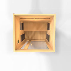 Dynamic Cardoba 2 Person Full Spectrum Infrared Sauna - Canadian Hemlock - DYN-6203-02 FS - The Home Selection
