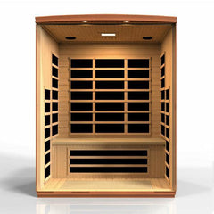 Dynamic Lugano 3 Person Ultra Low EMF FAR Infrared Sauna - DYN-6336-02 Elite - The Home Selection