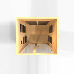 Dynamic Santiago 2 Person Ultra Low EMF FAR Infrared Sauna - DYN-6209-02 Elite - The Home Selection