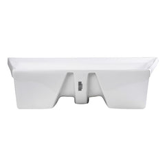 EAGO 28" White Rectangular Porcelain Bathroom Sink with Overflow - BA142 - The Home Selection