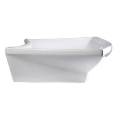 EAGO 28" White Rectangular Porcelain Bathroom Sink with Overflow - BA142 - The Home Selection