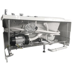 EAGO 57'' White Acrylic Jetted Whirlpool Bathtub W/ Fixtures - AM175-R - The Home Selection