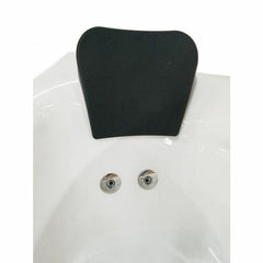 EAGO 59" Single Person Corner White Acrylic Whirlpool BathTub - AM161-R - The Home Selection