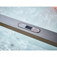 EAGO 6 ft Clear Rectangular Acrylic Whirlpool Bathtub for Two - AM196ETL - The Home Selection