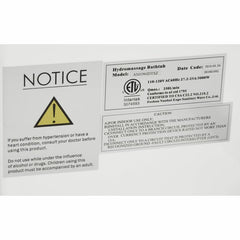 EAGO 6 ft Clear Rectangular Acrylic Whirlpool Bathtub for Two - AM196ETL - The Home Selection