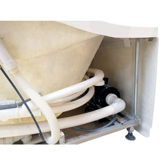 EAGO 6 ft Left Drain Acrylic White Whirlpool Bathtub w Fixtures - AM189ETL-R - The Home Selection