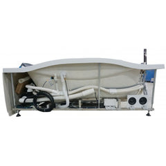EAGO 6 ft Right Drain Acrylic White Whirlpool Bathtub w Fixtures - AM189ETL-L - The Home Selection