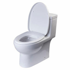 EAGO Dual Flush High Efficiency Low Flush Eco-Friendly White Toilet - TB359 - The Home Selection