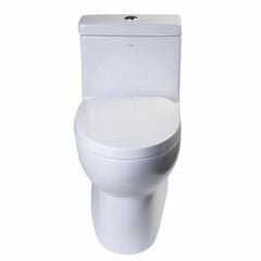 EAGO Dual Flush High Efficiency Low Flush Eco-Friendly White Toilet - TB359 - The Home Selection