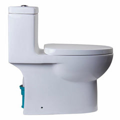 EAGO Dual Flush High Efficiency Low Flush Eco-Friendly White Toilet - TB359 - The Home Selection