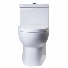 EAGO Dual Flush High Efficiency Low Flush Eco-Friendly White Toilet - TB359 - The Home Selection