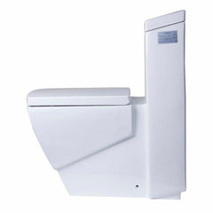 EAGO Modern One Piece High Efficiency Low Flush Eco Friendly Toilet - TB336 - The Home Selection