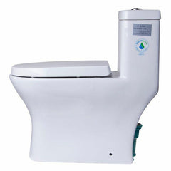 EAGO One Piece Dual High Efficiency Low Flush Eco-Friendly Toilet - TB353 - The Home Selection