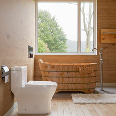 EAGO One Piece Dual High Efficiency Low Flush Eco-Friendly Toilet - TB353 - The Home Selection